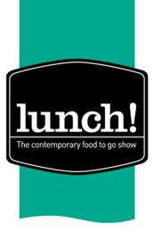 lunch! The contemporary food to go show logo